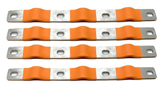 2P Flexible Busbar for 280Ah Prismatic Cells, 200A - 4 holes