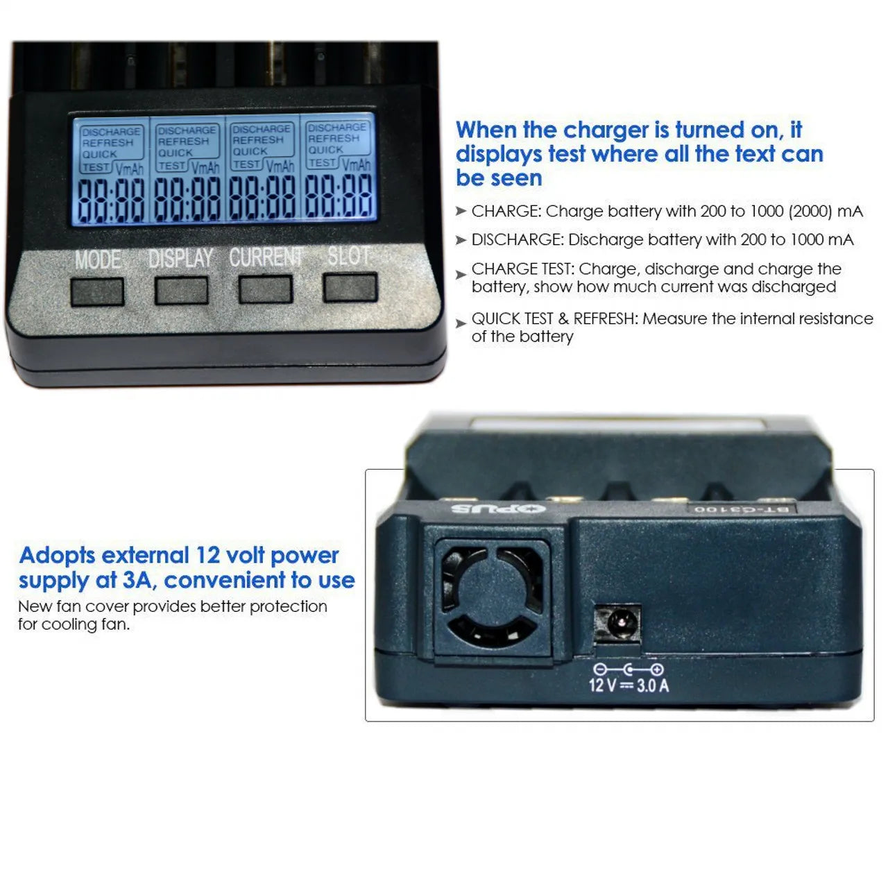 Battery Charger Analyzer Tester BT-C3100/C3400 V2.2
