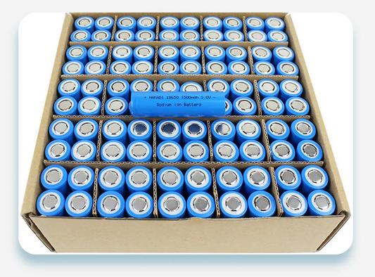 18650 Sodium-Ion Battery Cell (Layered Oxide) Na-ion for DIY 12V, 24V, 48V Battery Packs