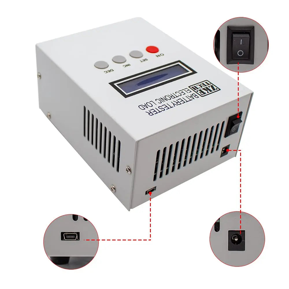 Battery Capacity Analyzer Cycler Tester - Zketech EBC-A20