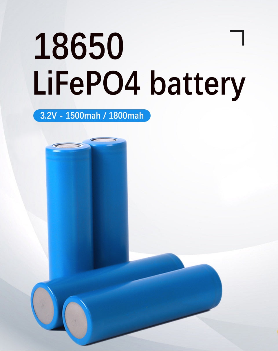 LFP 18650 Cells - 3.2V, 3C-5C Discharge Rechargeable Battery Cell