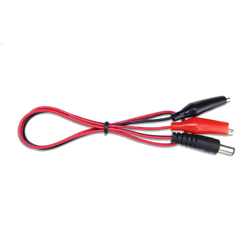Alligator Clip to 5.5mm Male/Female barrel connector