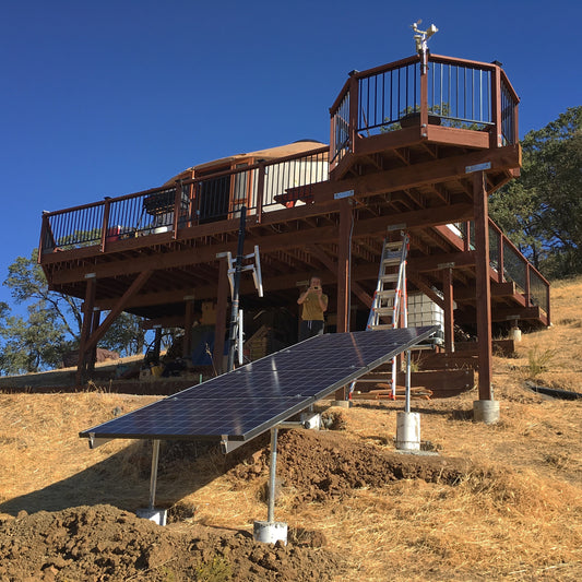 Off Grid Solar Yurt