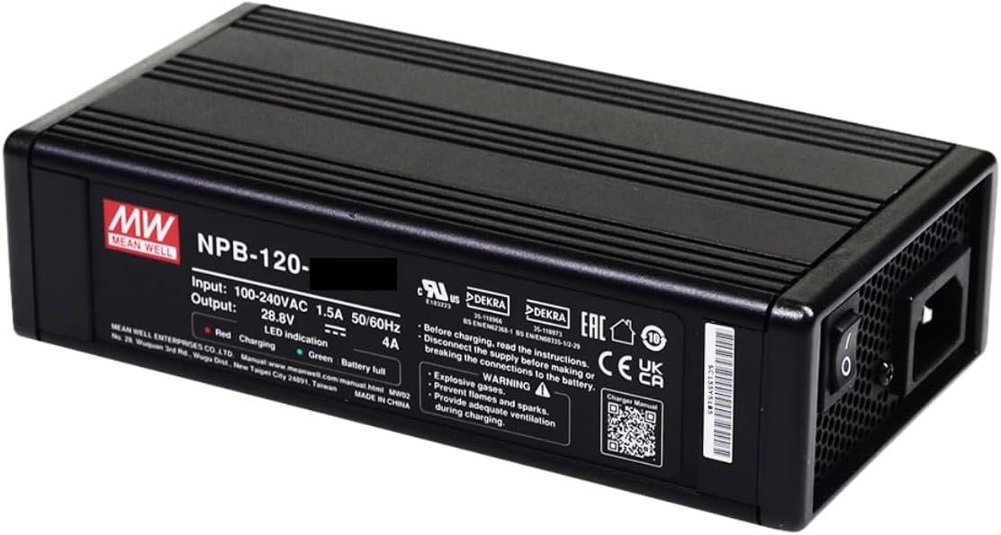 Battery Charger, 12/24/48V, 120W, 450W, 1,200W