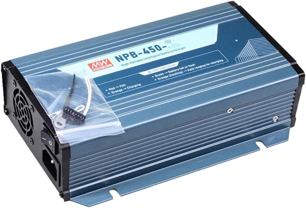 Battery Charger, 12/24/48V, 120W, 450W, 1,200W