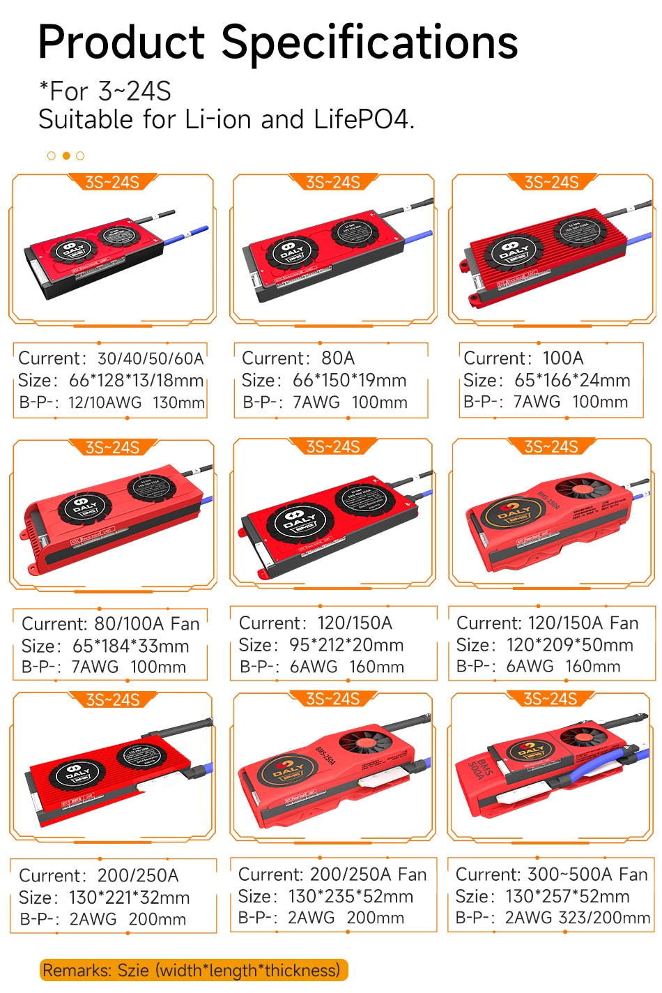 Daly BMS for Lithium Batteries - 16S LFP or 14S NMC