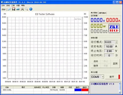 Single Cell Capacity Tester & Charger, 5V 40A - Zketech EBC-A40L
