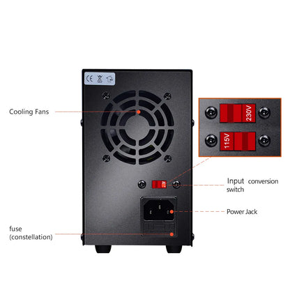 DC Adjustable Power Supply 30~120Vdc 3~10A