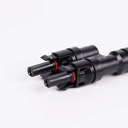 Solar PV MC4 T-type Branch Connectors Waterproof