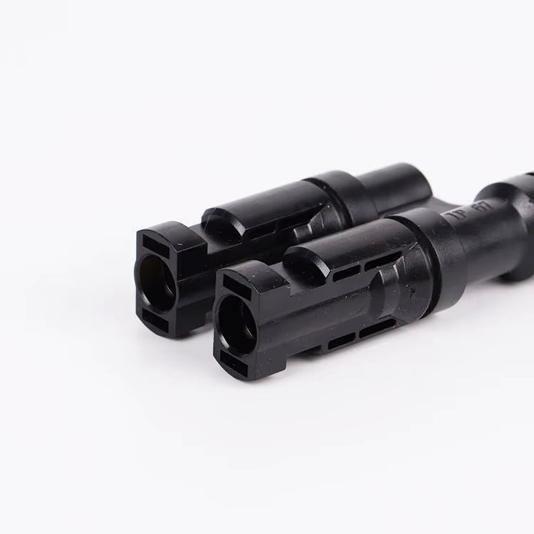 Solar PV MC4 T-type Branch Connectors Waterproof