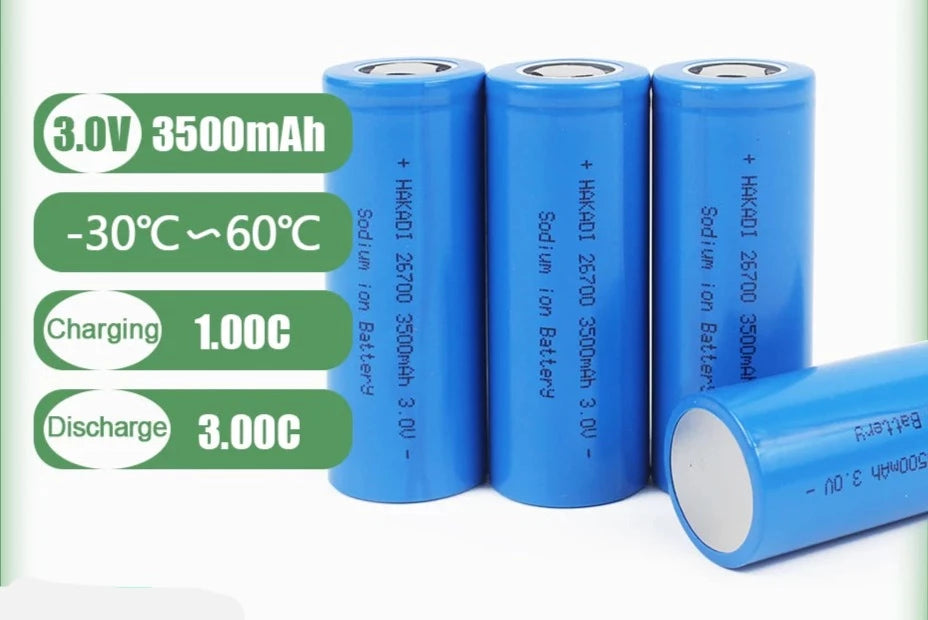 Sodium Ion NFM Cylindrical Cells - Rechargeable Battery Cell