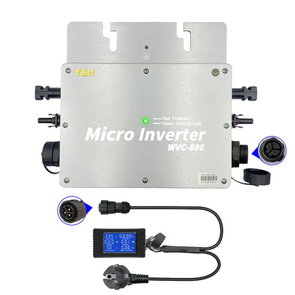 Grid-Tied Solar Microinverter 600W with MPPT