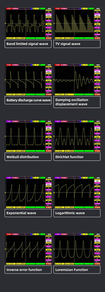 Digital Oscilloscope 50M Bandwidth Dual Channels