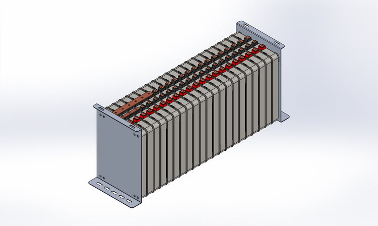 Solidworkd Compression Plates Compression Plates for Prismatic Cells, 2x – OGSolarStore