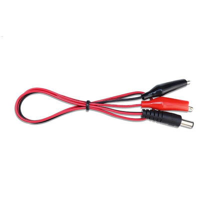 Alligator Clip to 5.5mm Male/Female barrel connector